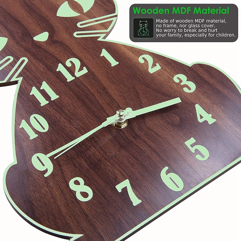 Retro Cat Clock