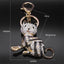 Rhinestone Egyptian Cat Keychain - Cat Keychains