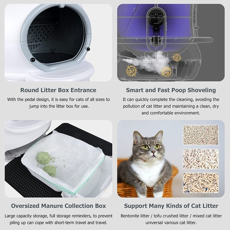 Robot Cat Litter Box - Cat litter Box