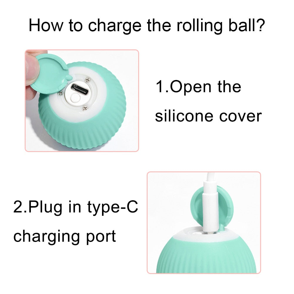 Rolling Cat Toy - Cat Toys