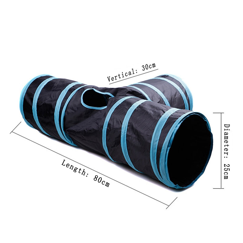 Rolling Ground Runway Cat Toy - Three-way - Cat Toys