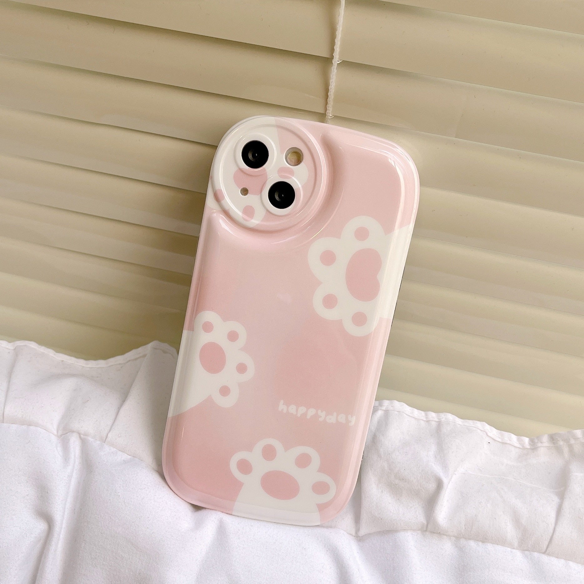 Rose White iPhone Cat Phone Case - for iphone X / Bow - Cat