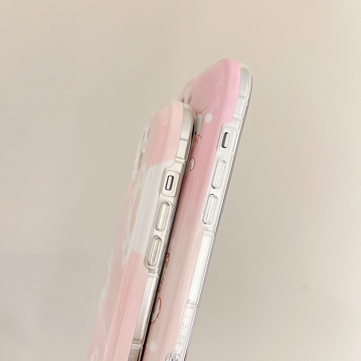Rose White iPhone Cat Phone Case - Cat Phone Case