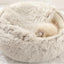 Round Cat Bed - Coffee / 35cm