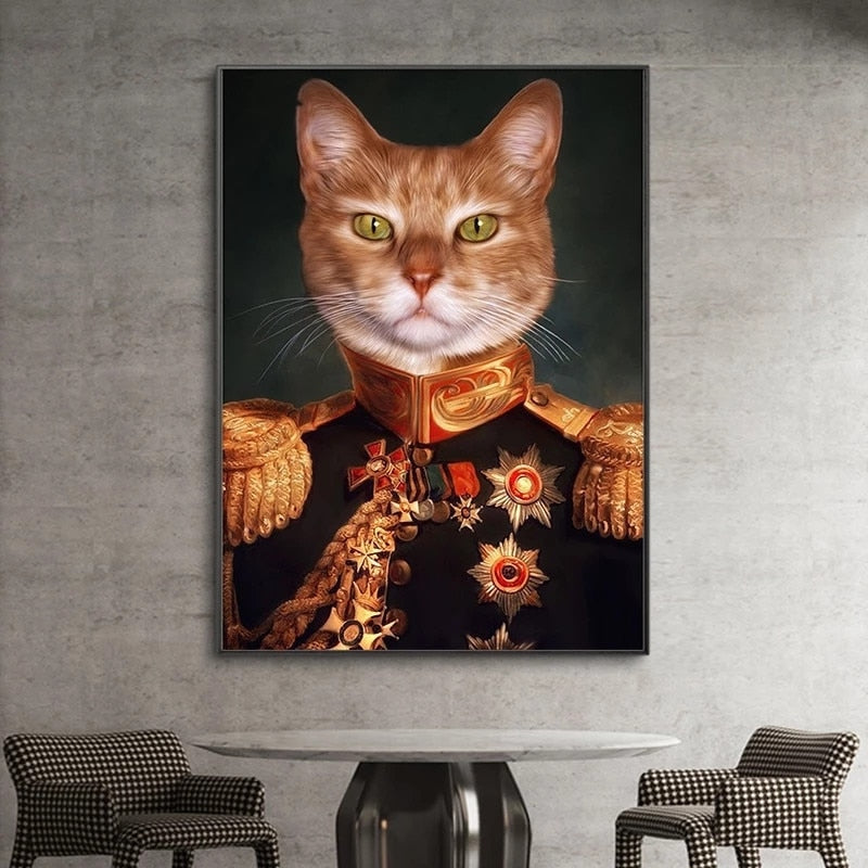 Royal Cat Painting