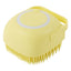 Rubber Cat Brush - Yellow