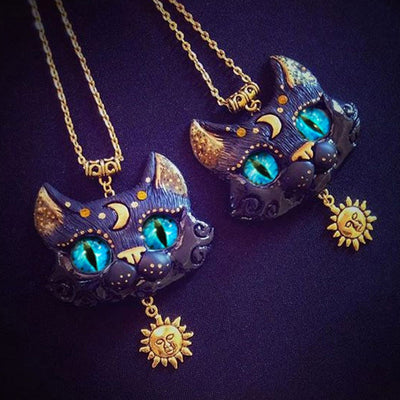Sailor Moon Cat Necklace - Cat necklace