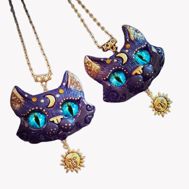 Sailor Moon Cat Necklace - Cat necklace