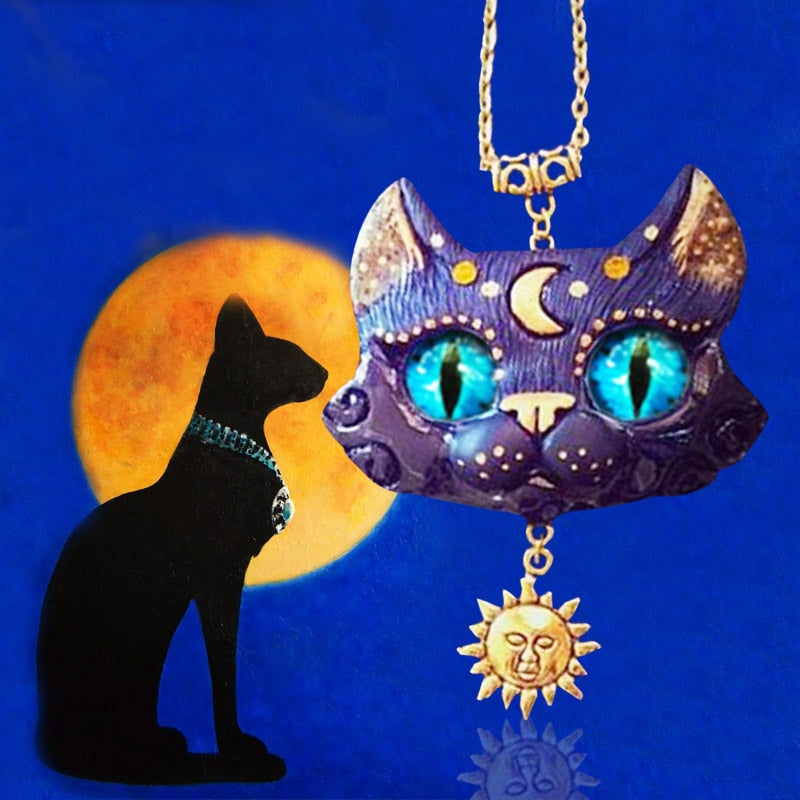 Sailor Moon Cat Necklace - Cat necklace