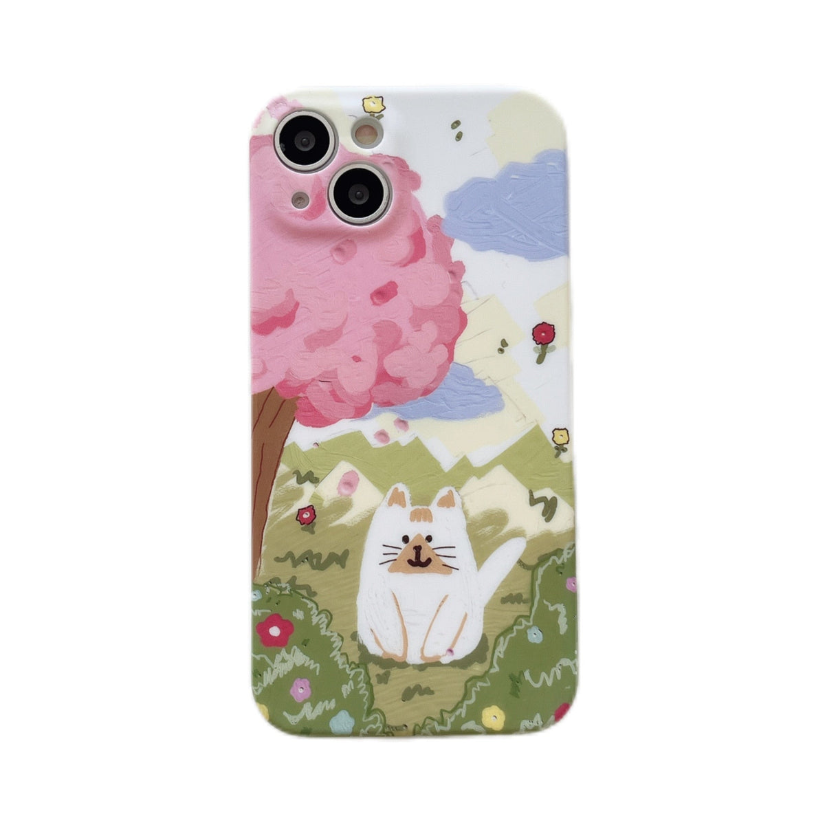 Sakura Cat iPhone Case - Cat Phone Case