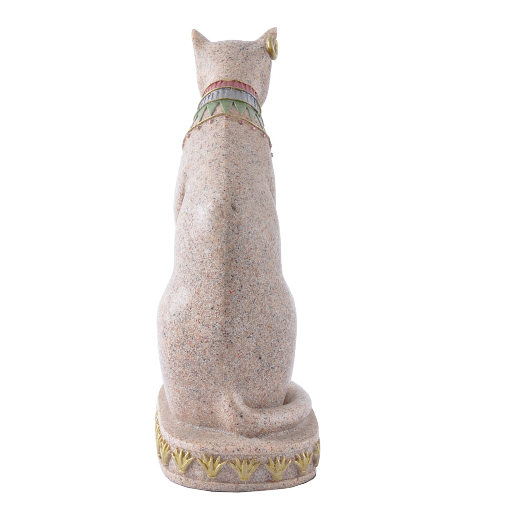 Sand Stone Cat Statue