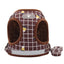 Secure Cat Harness - Coffee Plaid / XS