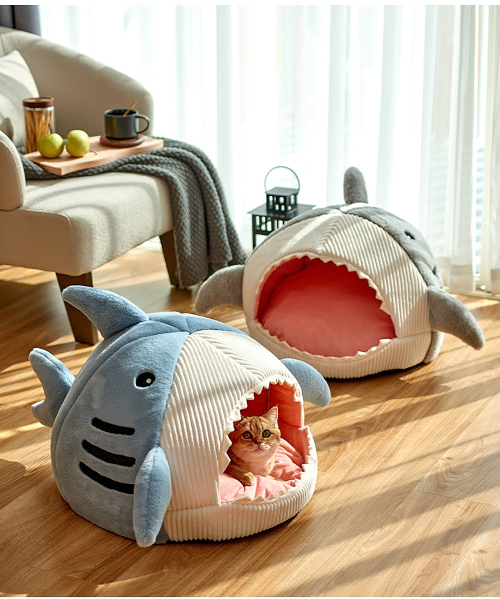 Shark Cat Bed