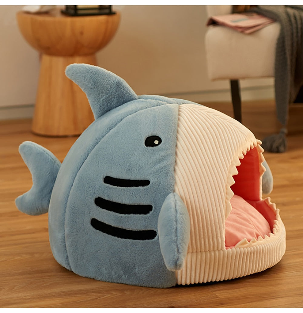 Shark Cat Bed