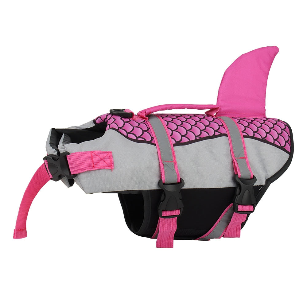 Shark Life Jacket for Cat - Rose / XS - Life jackets for