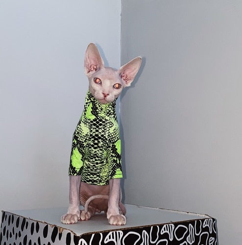 Shirts for Sphynx Cats - Green / S - Shirts for Cats