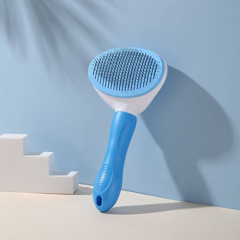 Short Hair Cat Brush - Blue