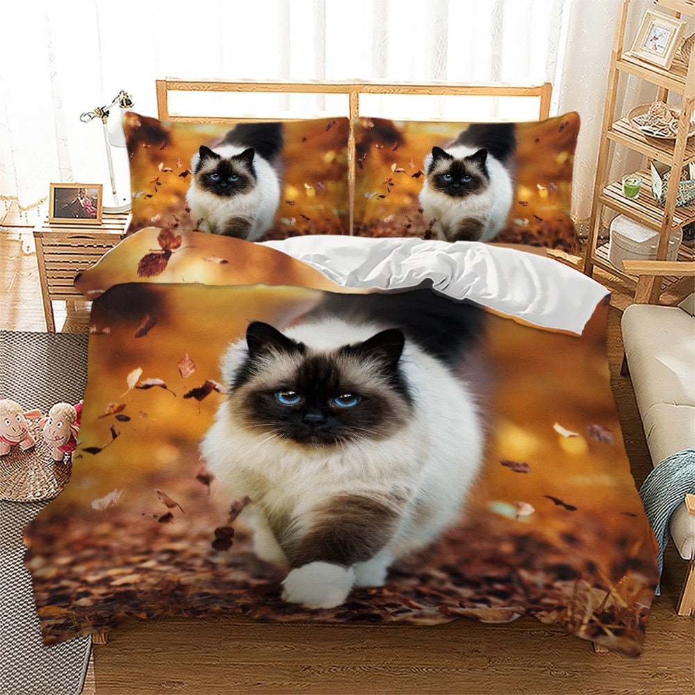 Siamese Cat Duvet Cover