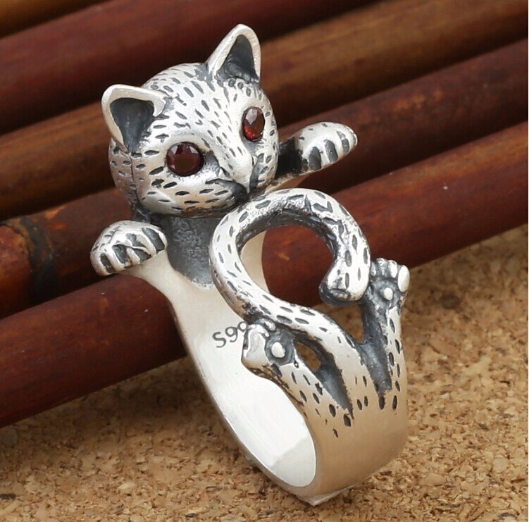 Siamese Cat Ring - cat rings