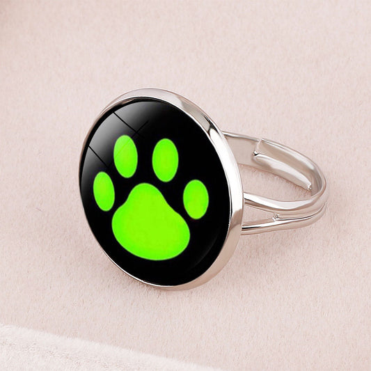 Silver Cat Noir Ring - cat rings