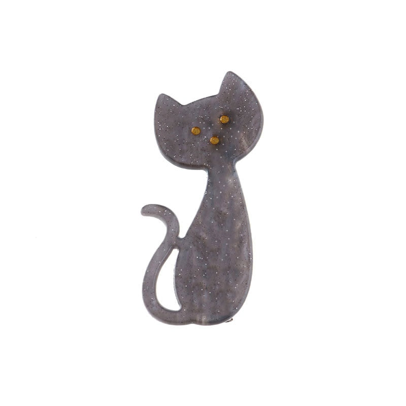 Simple Cat Hair Clip - Grey - Cat hair clips