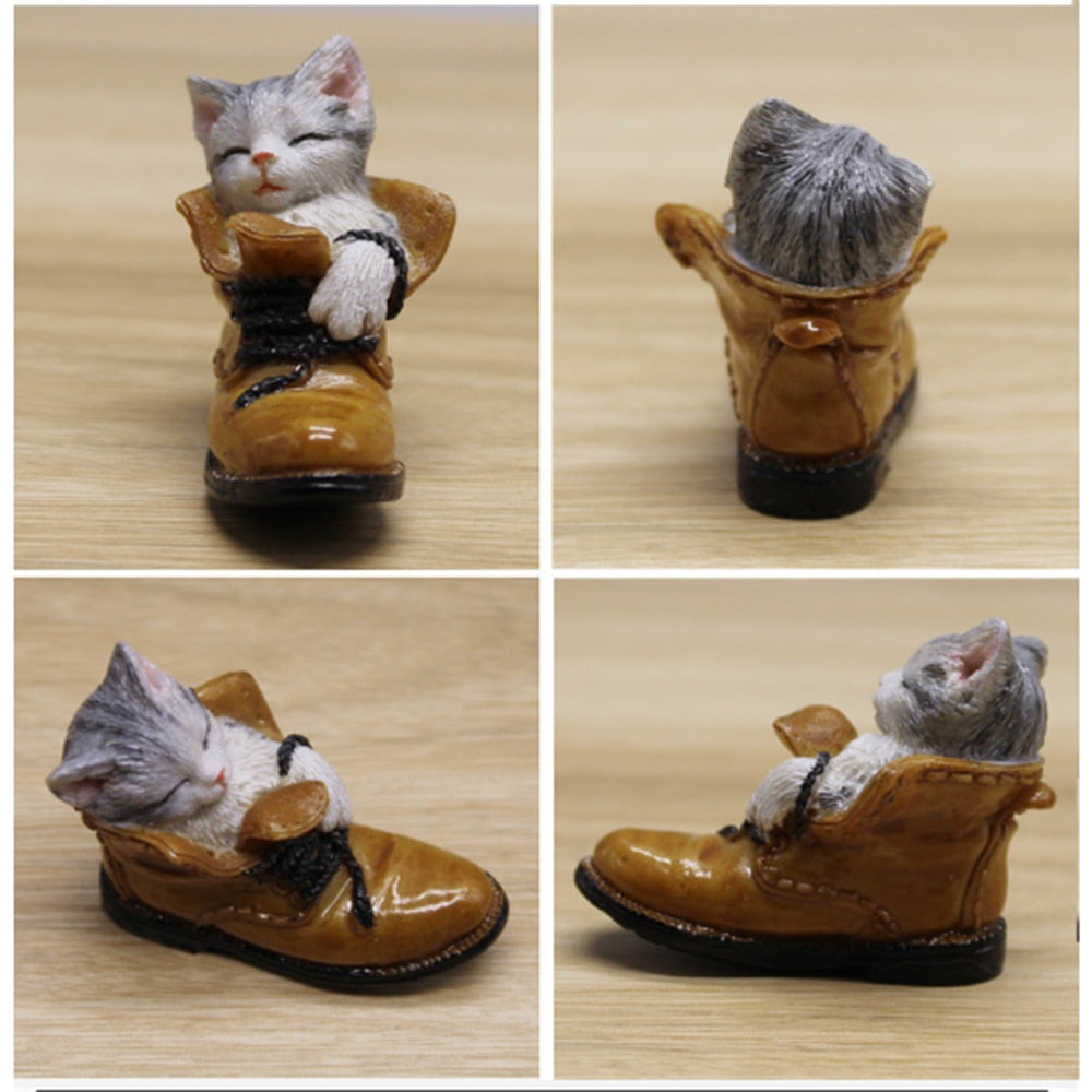 Sleeping Cat Figurine