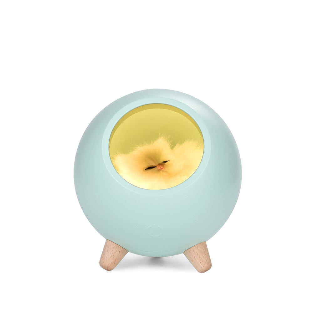 Kitty Cat Night Light - Green / United States