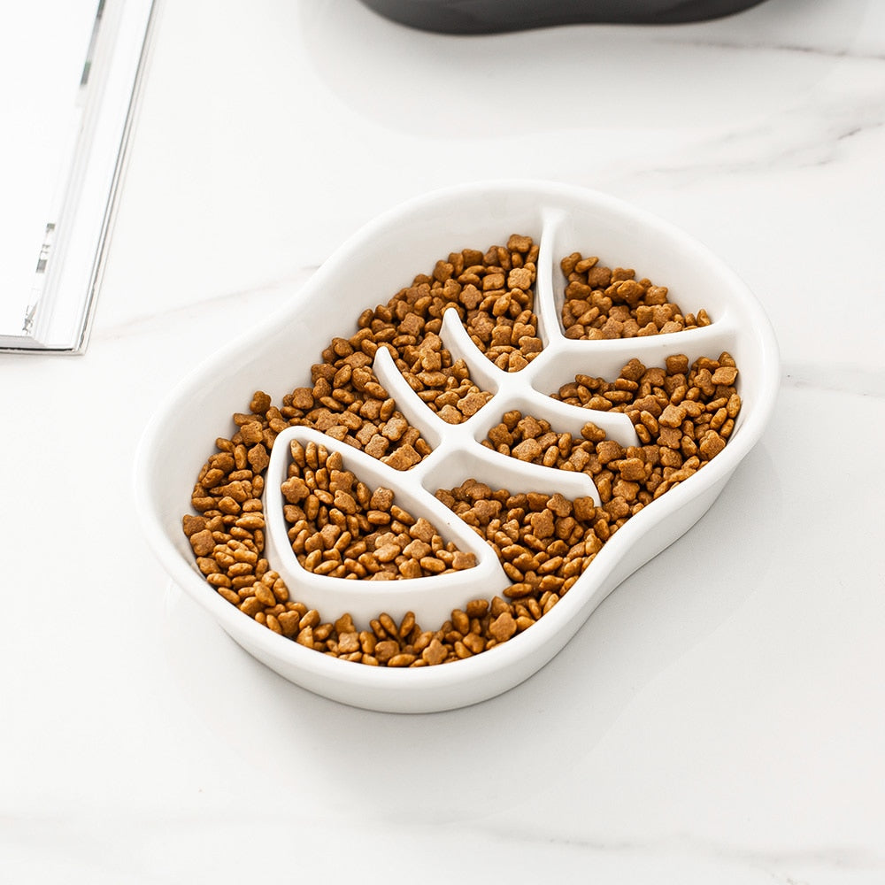 Slow Feeder Cat Bowl - Cat Bowls