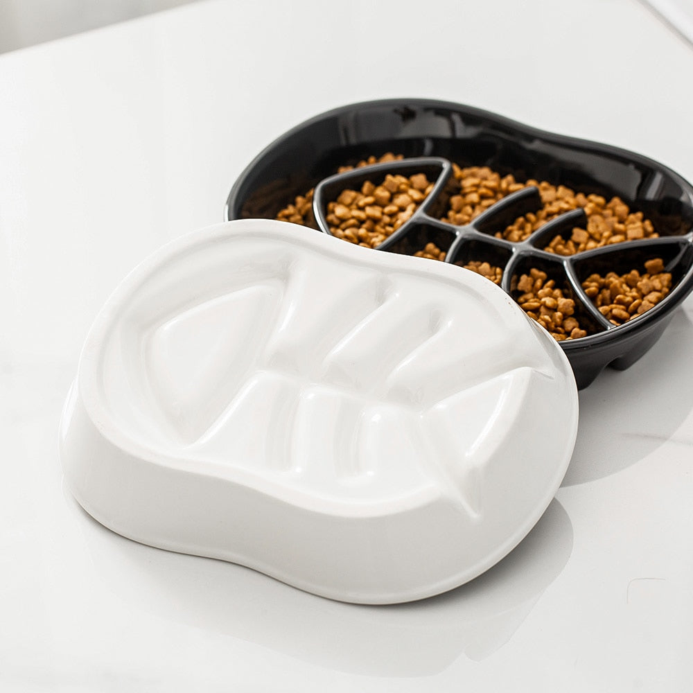 Slow Feeder Cat Bowl - Cat Bowls