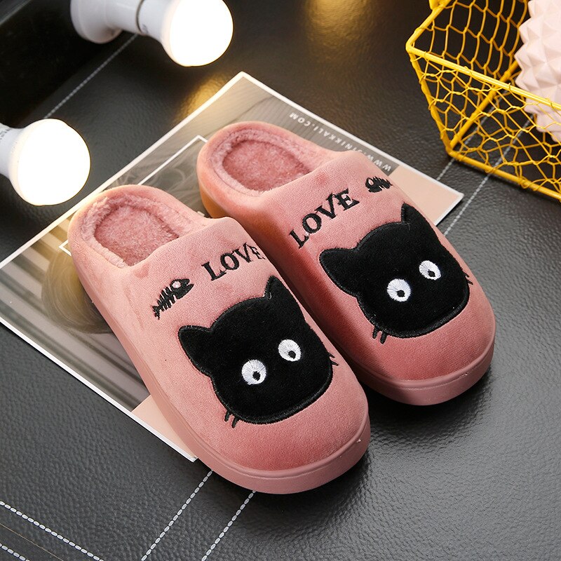 Snoozies cat Slippers - dark pink / 36-37 / China - Cat