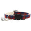 Soft Plaid Cat Collars - Red - Cat collars