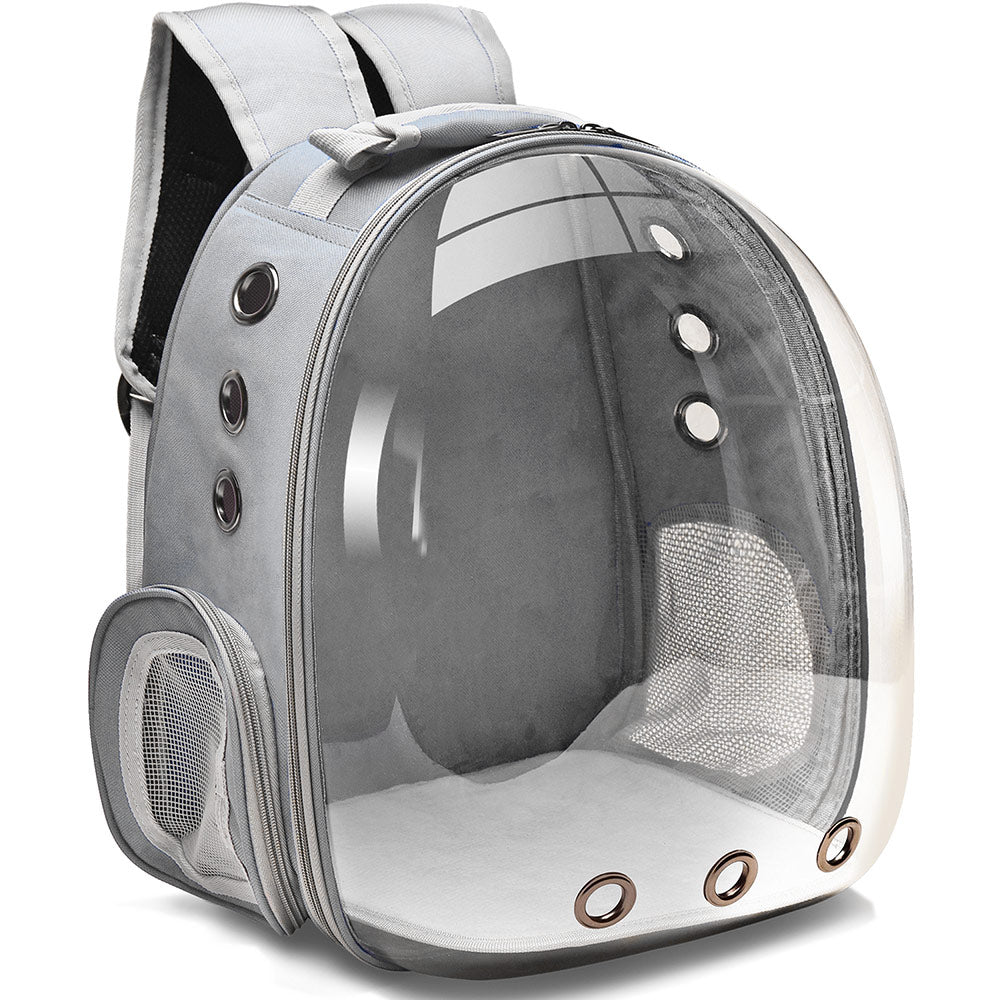 Space Capsule Cat Carrier - Light Grey Cube - Space Capsule