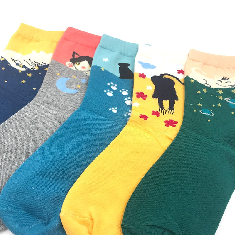 Space Cat Socks - Cat Socks