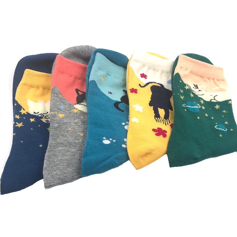 Space Cat Socks - Cat Socks