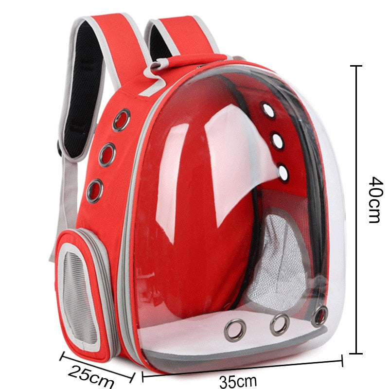 Space pet Backpack - Red - Space pet Backpack