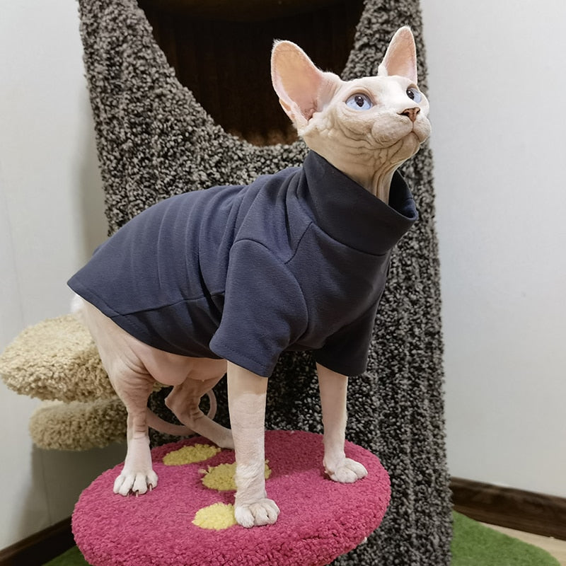 Sphynx Cat Clothes - Deep Gray / XS - Clothes for cats