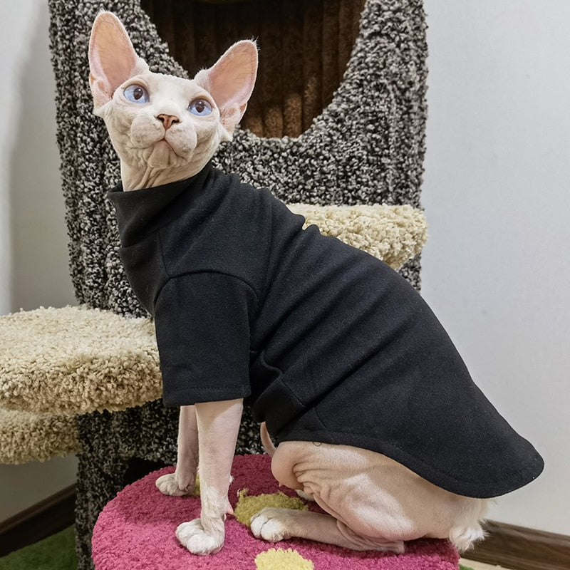 Sphynx Cat Clothes - Black / XS - Clothes for cats