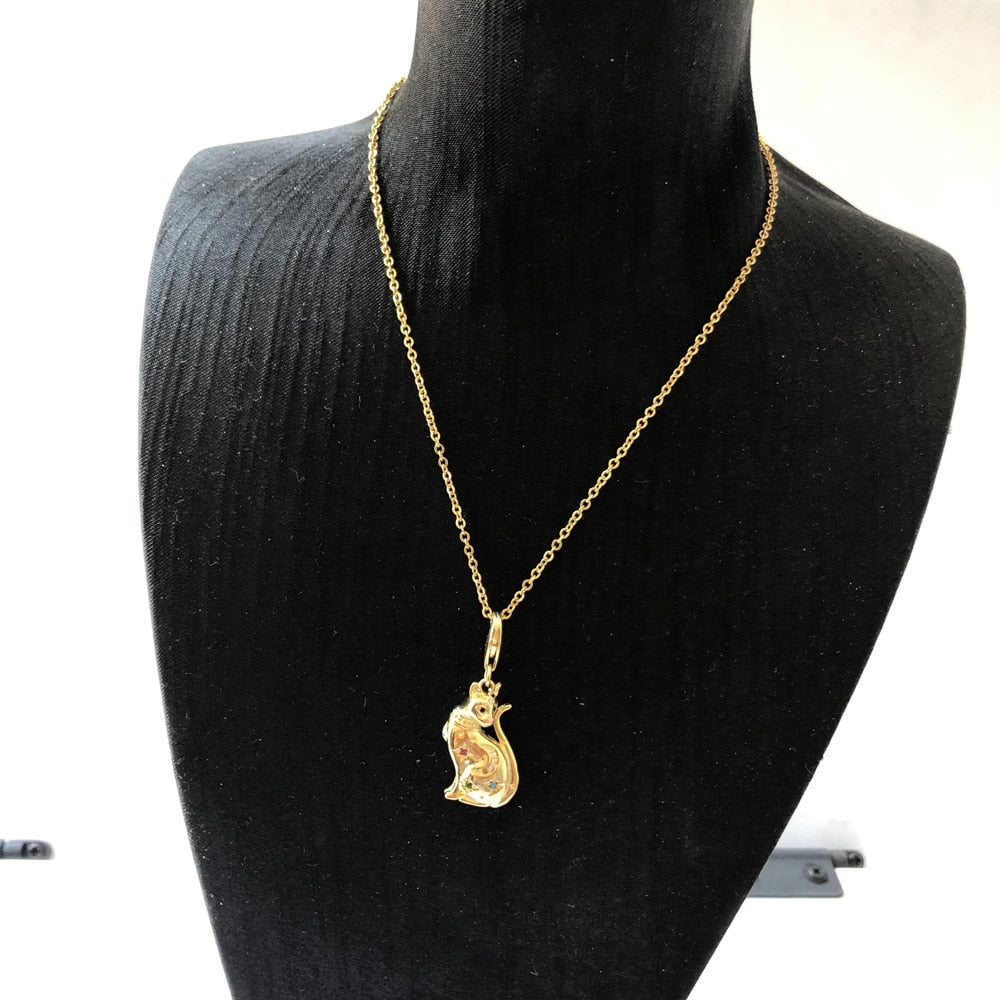 Sphynx Cat Necklace - Cat necklace