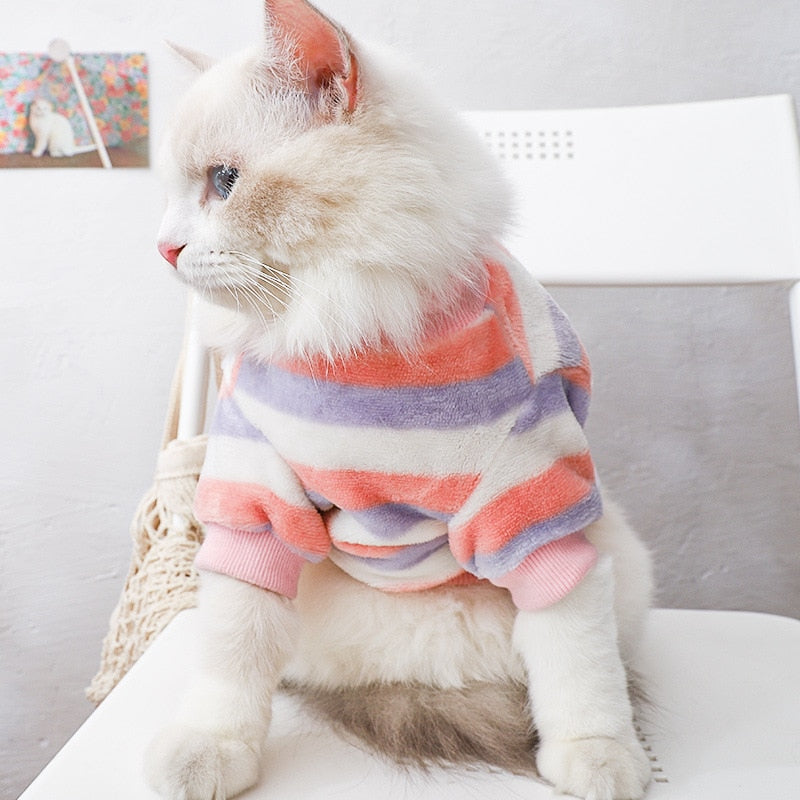 Spring Clothes for Cats - Pink White / S - Clothes for cats