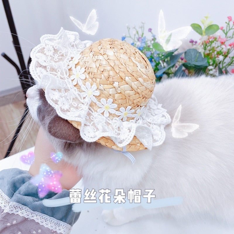 Spring Hat for Cats - Hat for Cats
