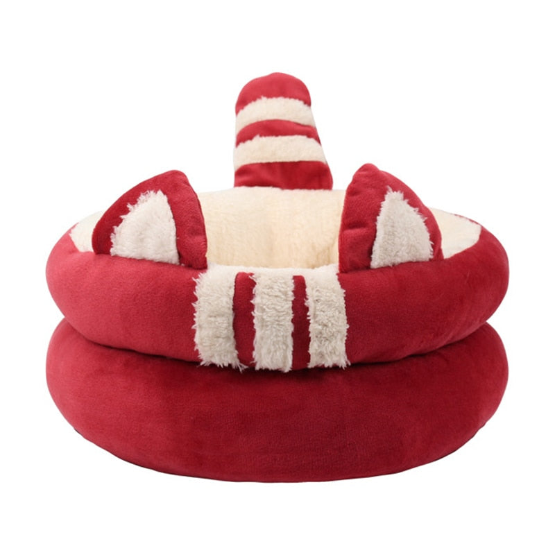 Squishmallow Cat Bed - Red / 34x34x13cm