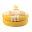 Squishmallow Cat Bed - Yellow / 34x34x13cm