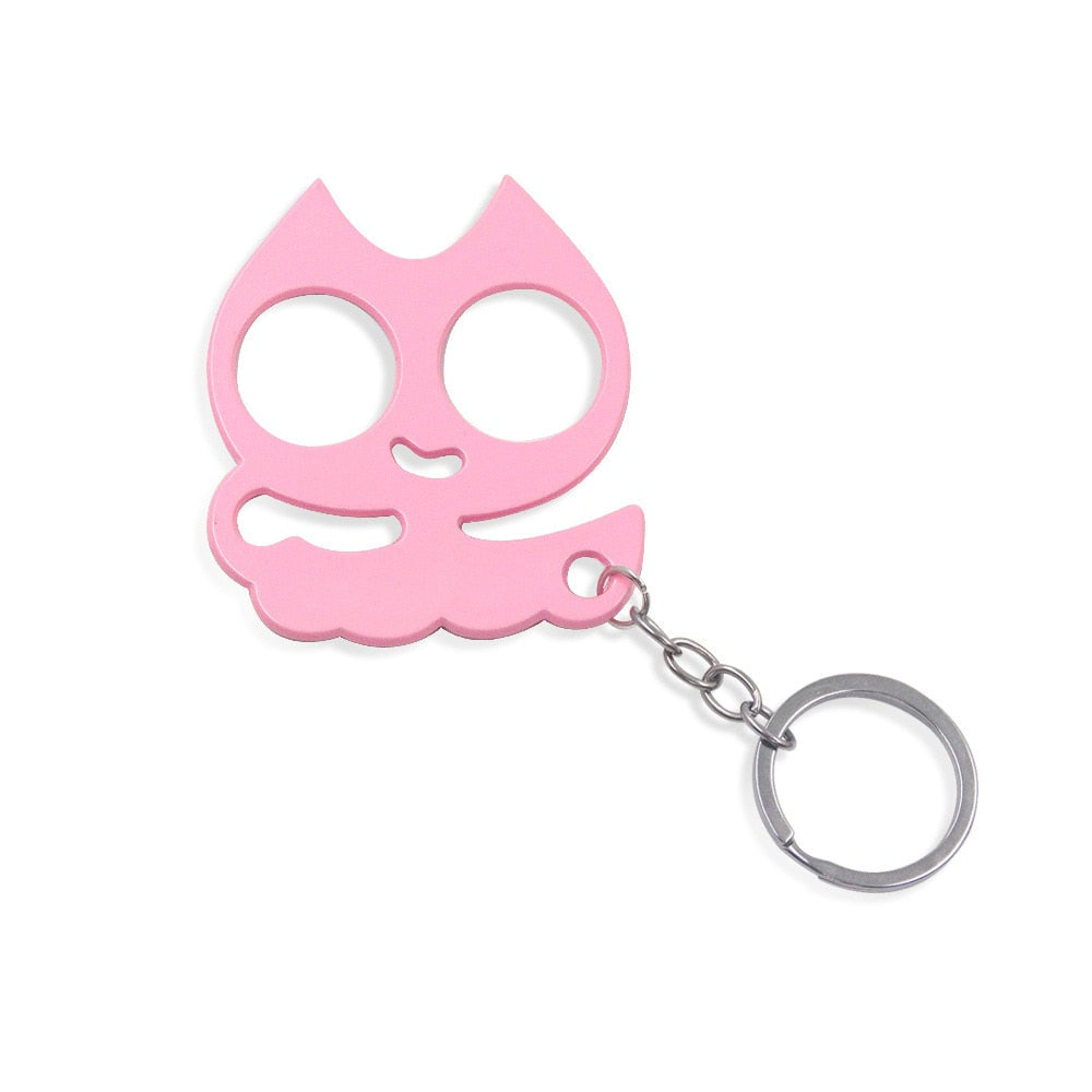 Stabby Cat Keychain - Pink / 8 cm - Cat Keychains