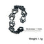 Stainless Steel Cat Paw Ring - Black - cat rings