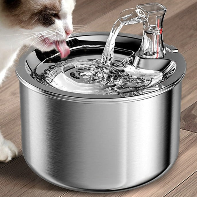 Stainless Steel Cat Water Fountain - Cat water fountain