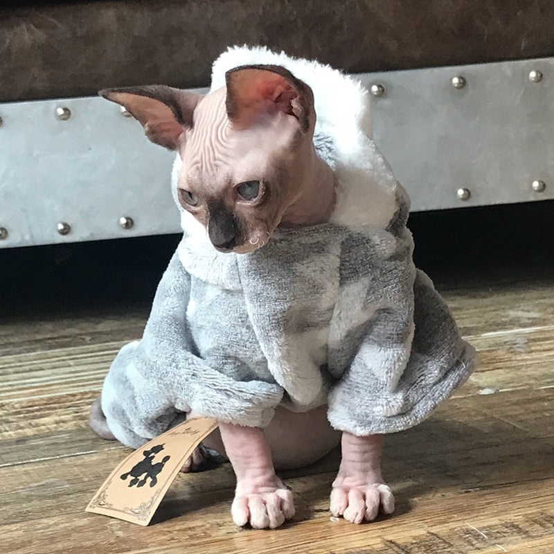 Starry Winter Jacket Clothes for Cats - Clothes for cats