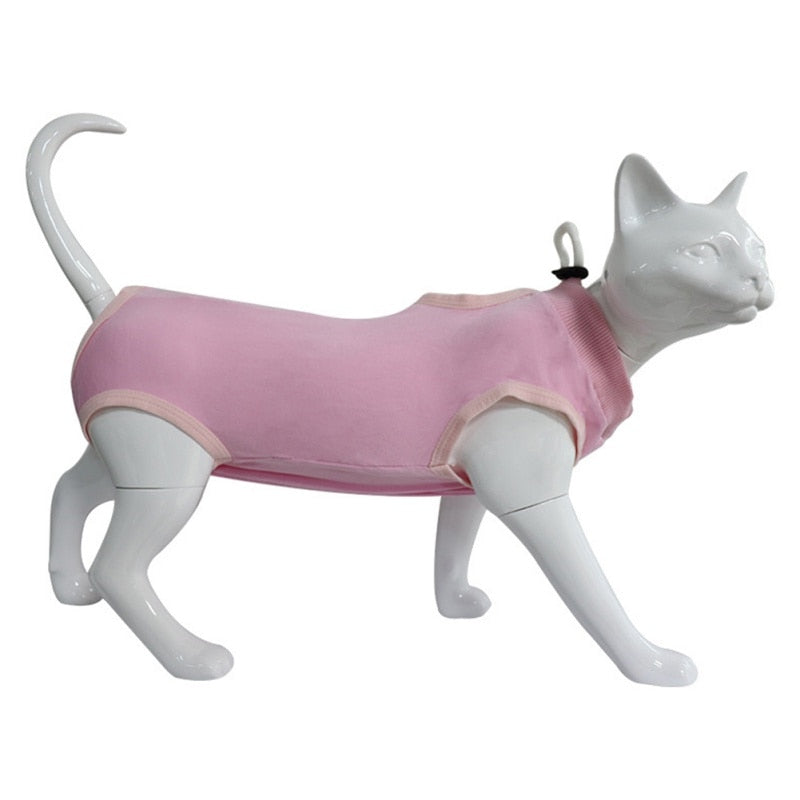 Sterilization Suit Clothes for Cat - Pink / S / China -