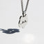 Sterling Silver Cat Necklace - Cat necklace