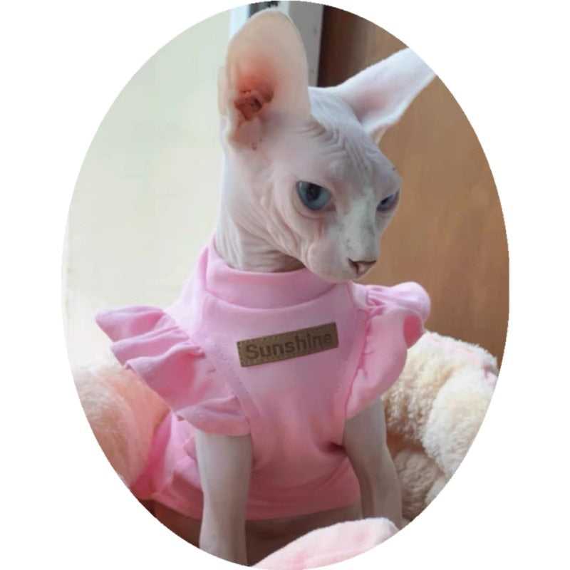 Summer Cat Clothes - Pink / S - Clothes for cats