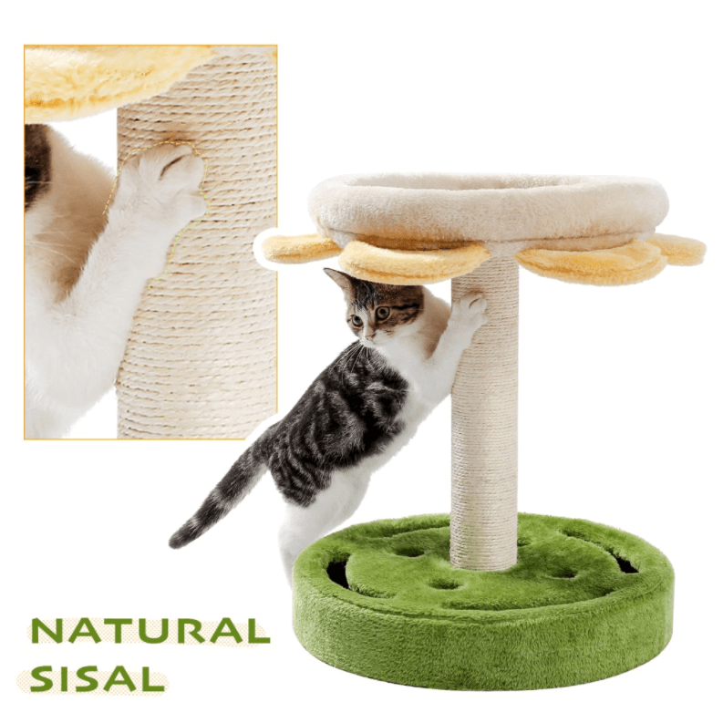 sunflower-scratching-post
